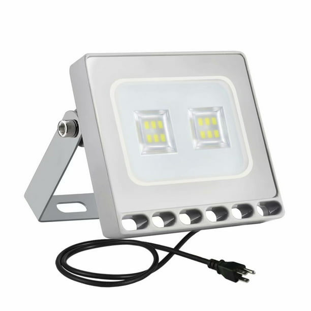 LED Outdoor Flood Light 10Watt Warm White Spot Farm Security Fixtures US Plug 